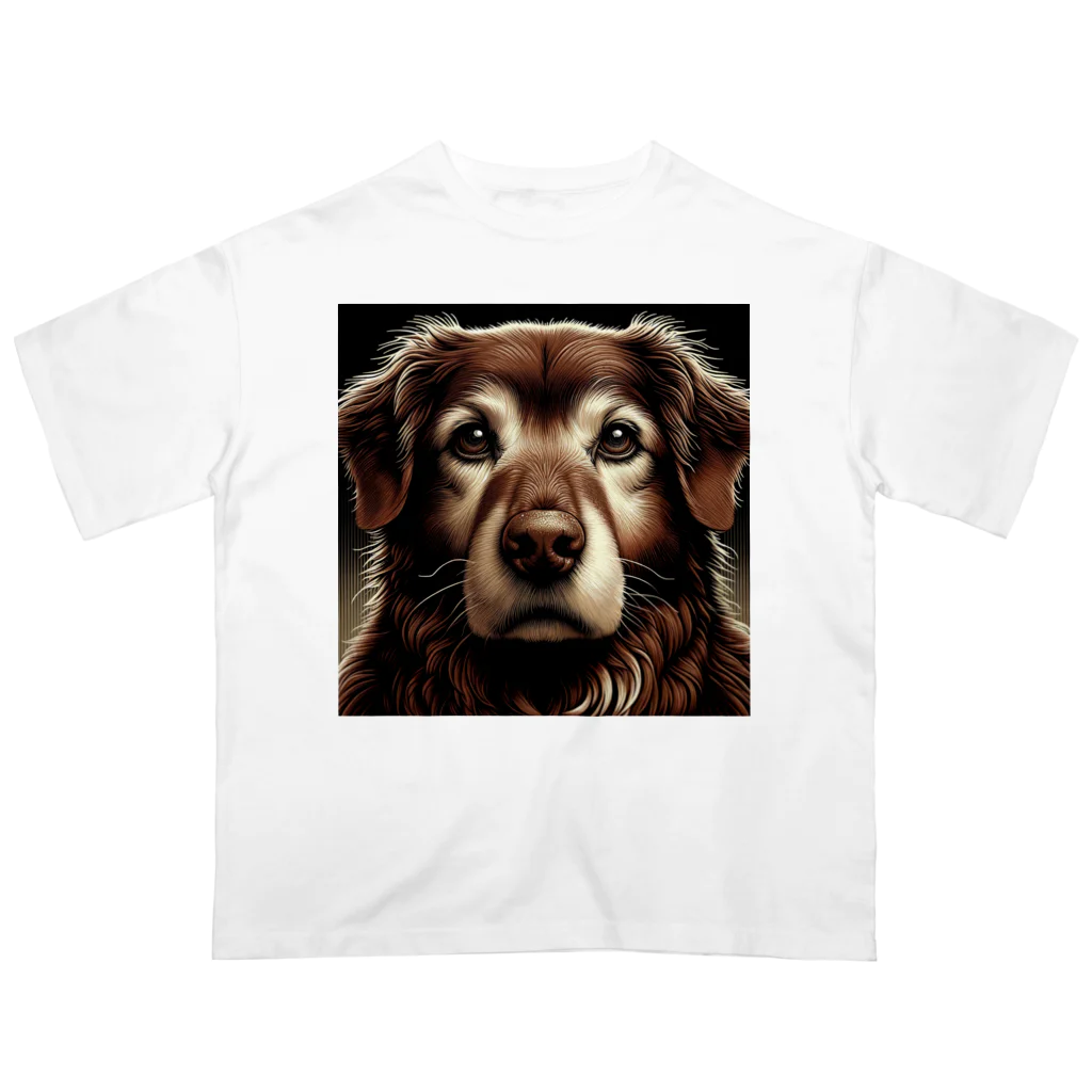 Ama'sの気難しやの犬さん Oversized T-Shirt