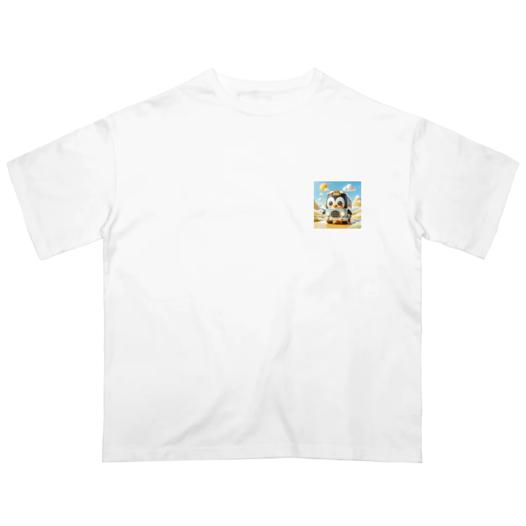 iwabousのペンギンバス Oversized T-Shirt