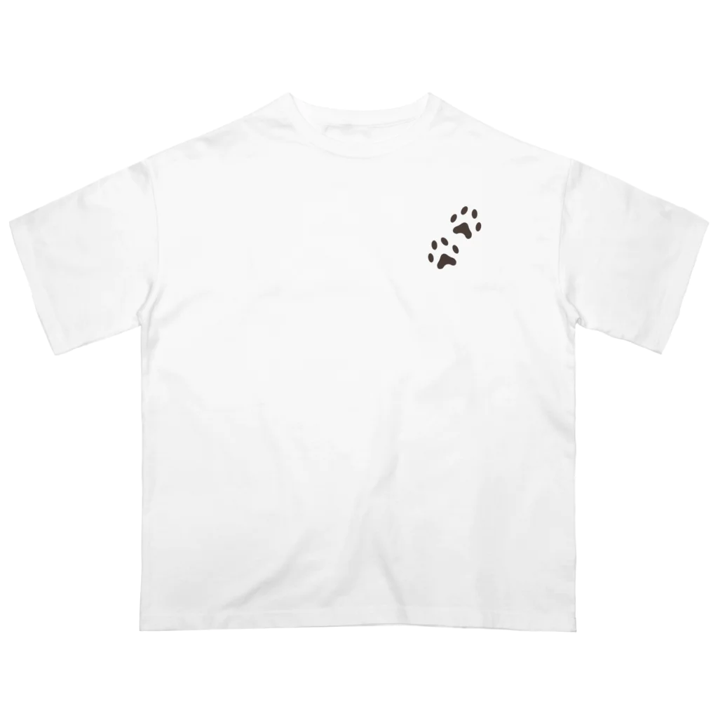 Shih Tzu Fanのシーズー（黒／白） オーバーサイズTシャツ