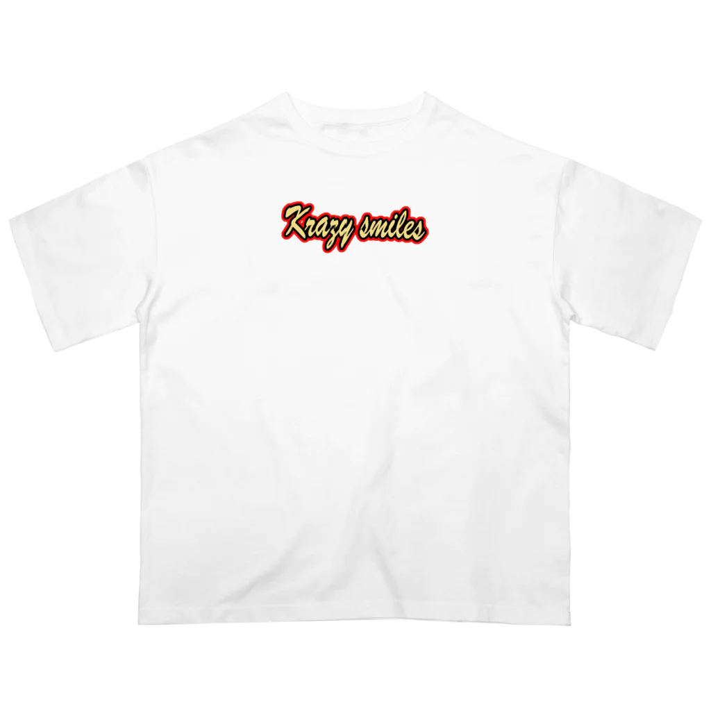 クレイジースマイルズ（公式）のクレイジースマイルゴールデンロゴグッズ Oversized T-Shirt