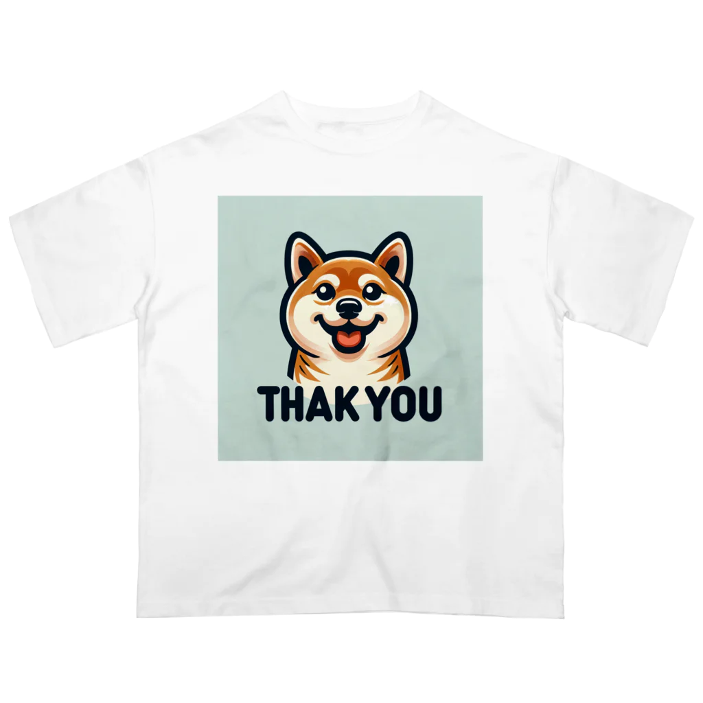 keikei5の魅力的な柴犬 オーバーサイズTシャツ