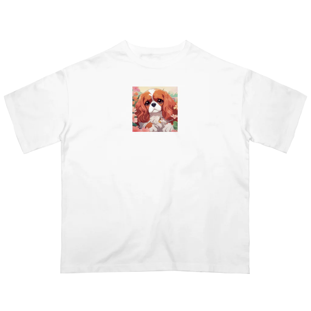 LoraCafeの春だねローラ Oversized T-Shirt