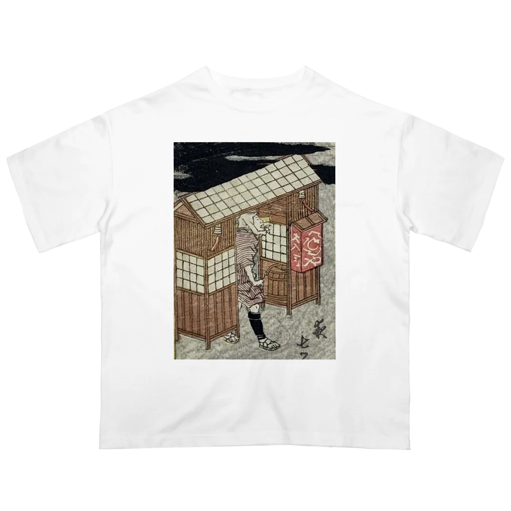 karekore_の江戸のそば屋 オーバーサイズTシャツ