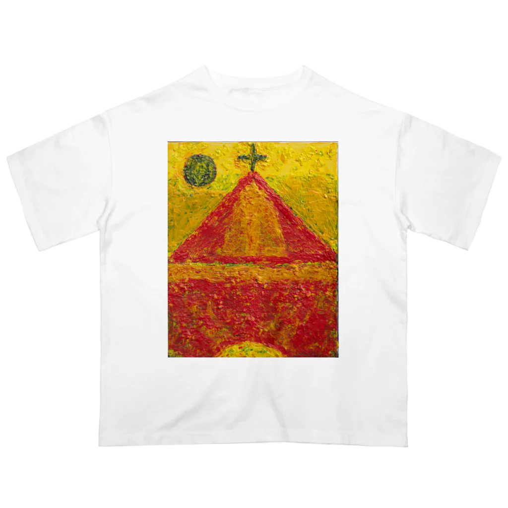 miyazaki_shinichiの平和への祈り オーバーサイズTシャツ