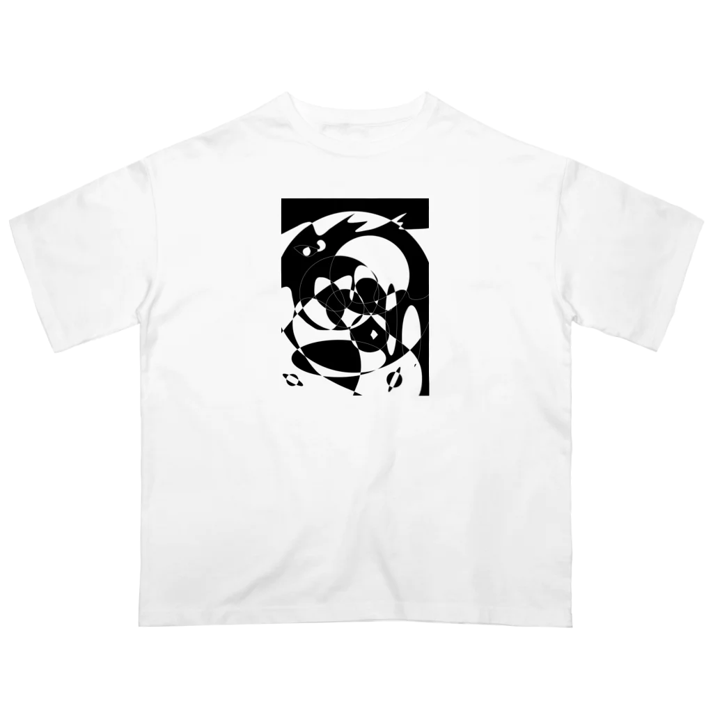 Raitaaa-Reeの黒色世界 オーバーサイズTシャツ