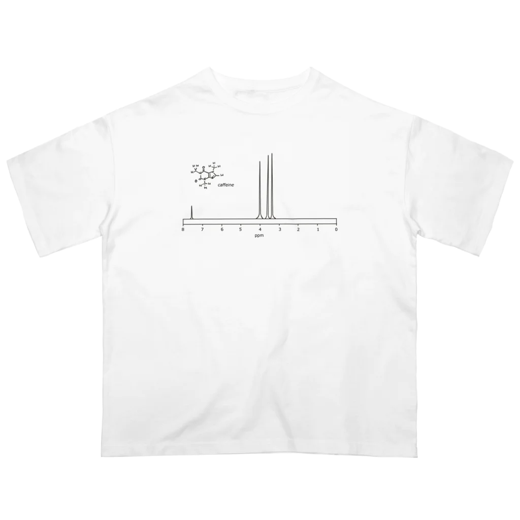 有機合成屋のカフェインの H1 NMR Oversized T-Shirt