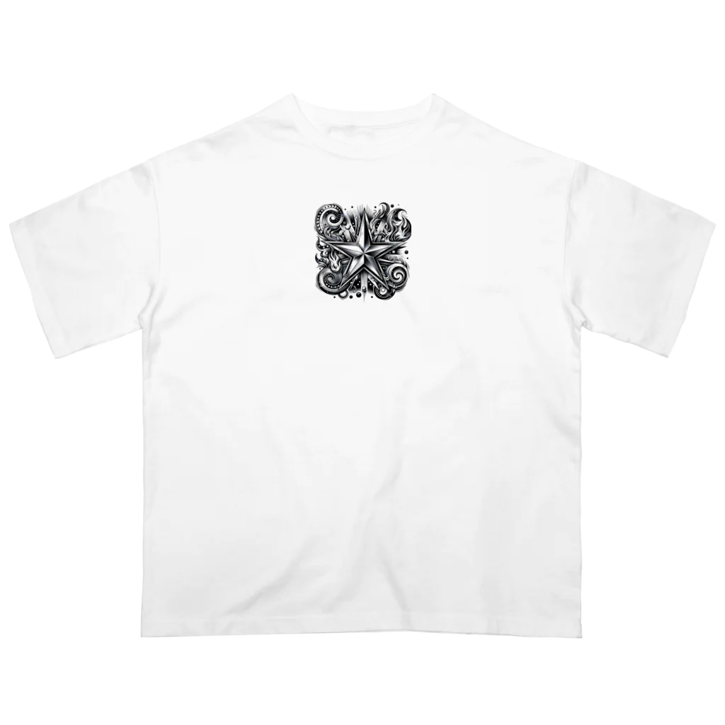 ミッスルのスターtatto オーバーサイズTシャツ