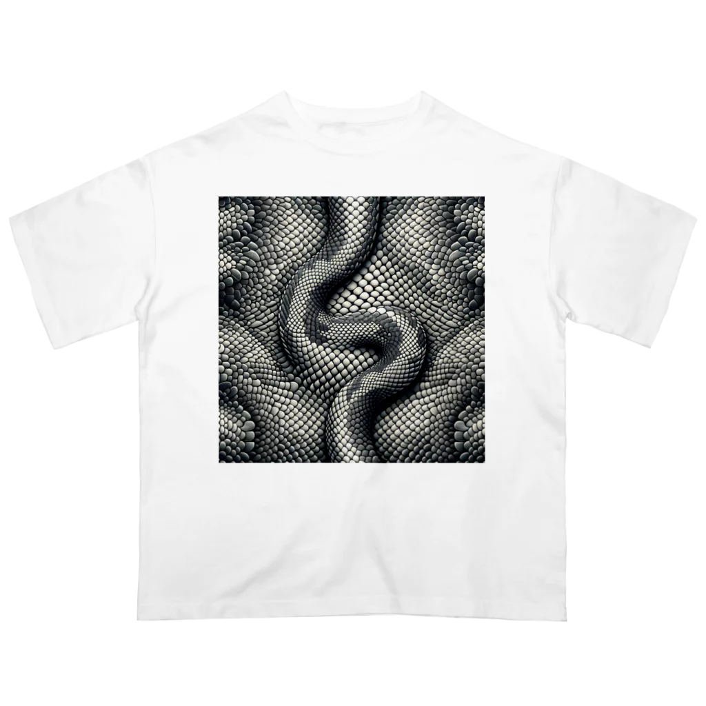 あにまる♡のヘビ柄① オーバーサイズTシャツ