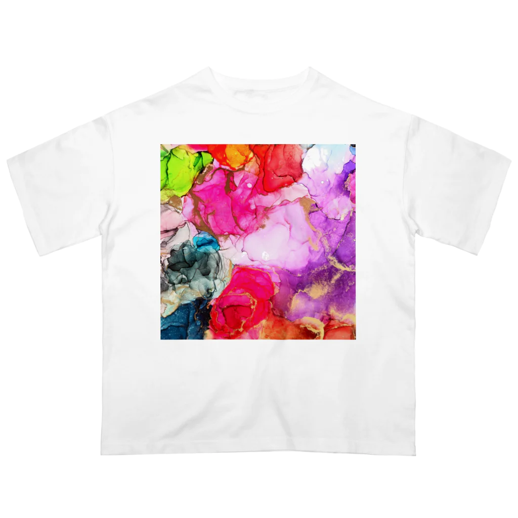 drops.designの春しずく オーバーサイズTシャツ