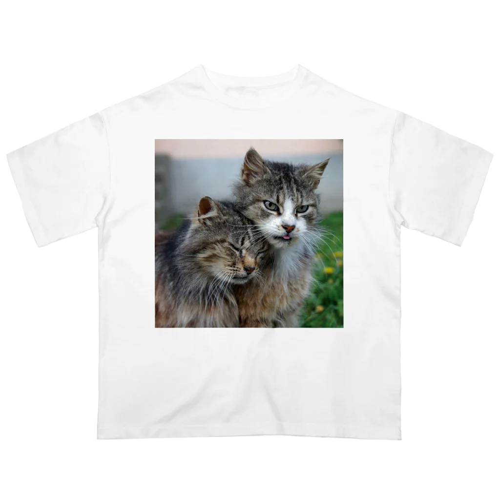 ニゴ猫　shopの愛だろう愛 オーバーサイズTシャツ