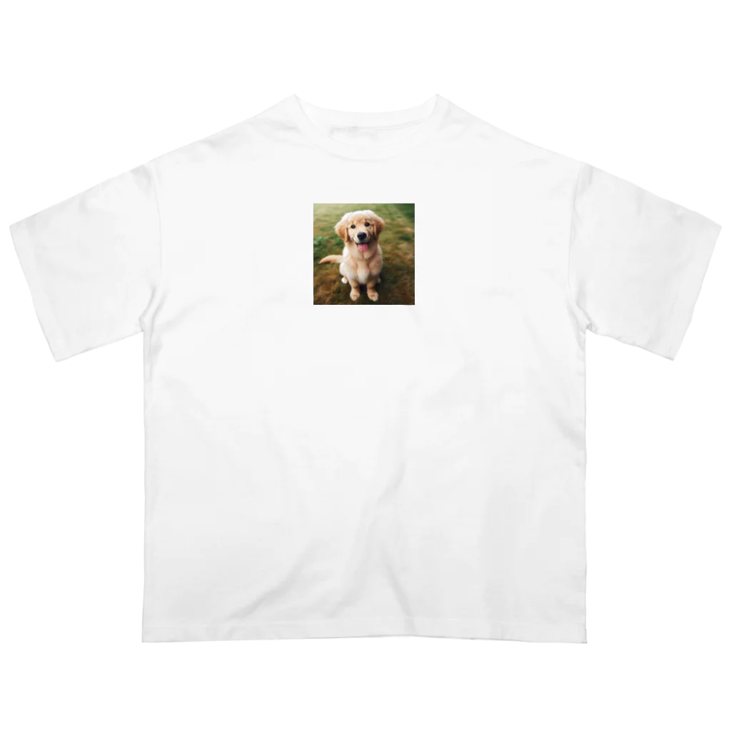 animalsの可愛い犬 オーバーサイズTシャツ