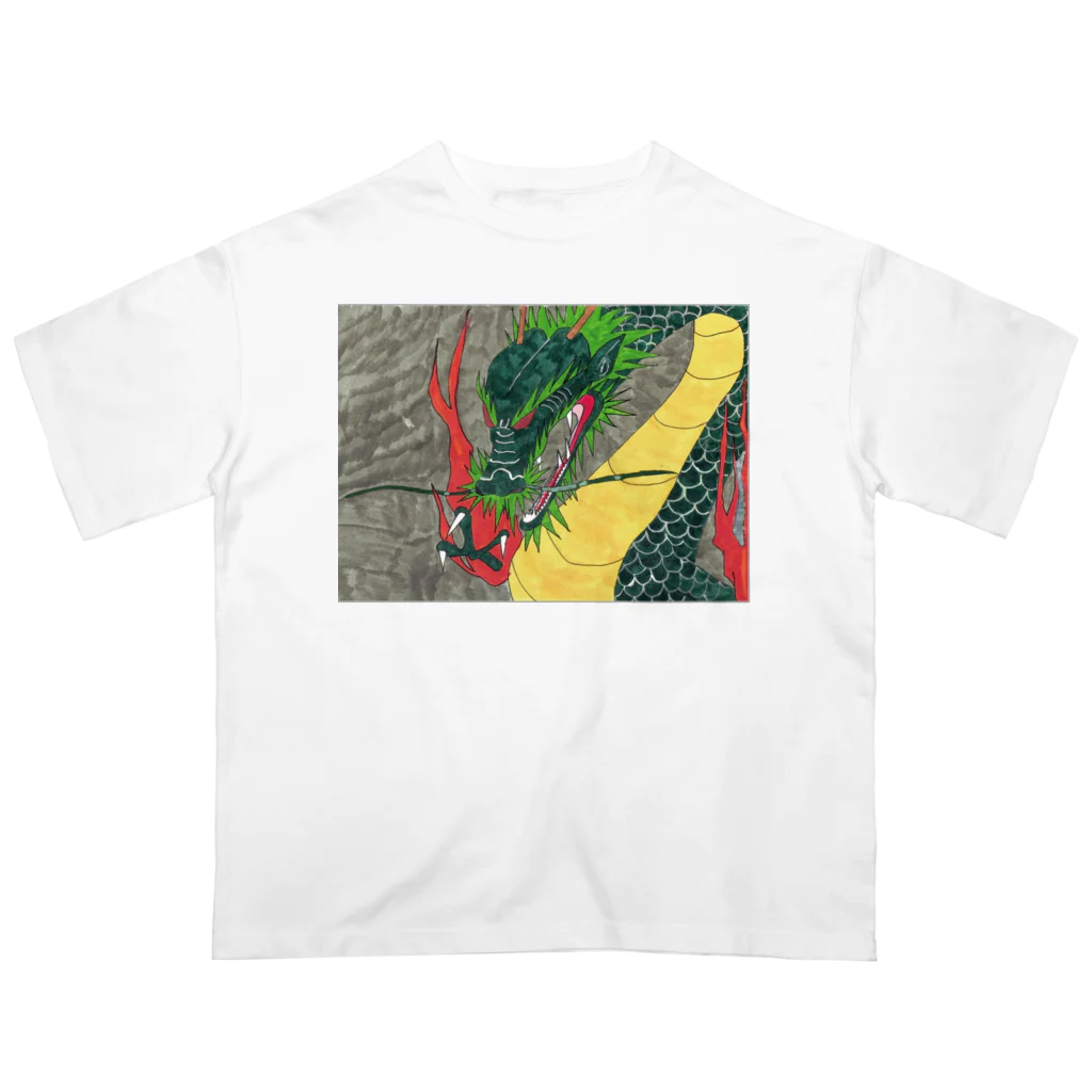 Daria tanakaの初めて描いた龍神 Oversized T-Shirt