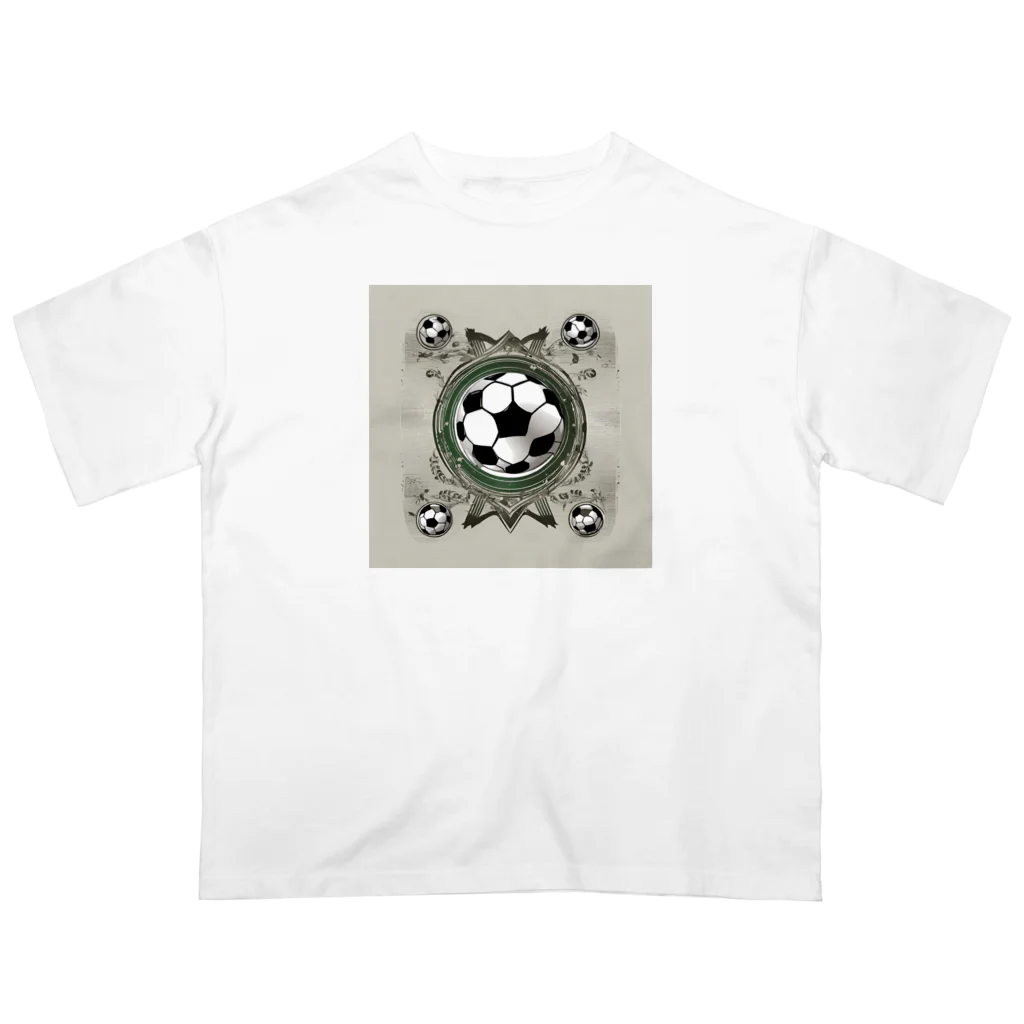 kenntarouのオリジナルサッカーロゴ オーバーサイズTシャツ