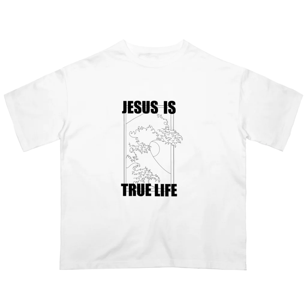 TESTIMONYのJesus is true life Oversized T-Shirt