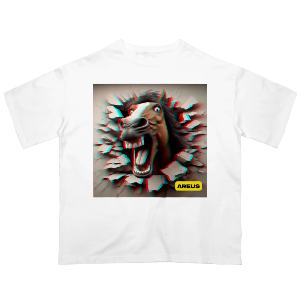 AREUSのAREUS×3D Horse オーバーサイズTシャツ