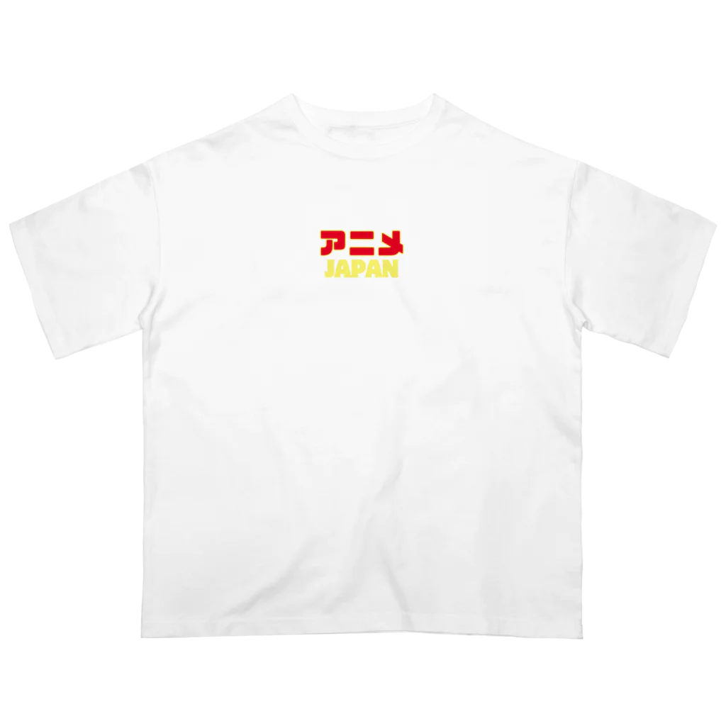 ブラウンのアニメＪＡＰＡＮ オーバーサイズTシャツ