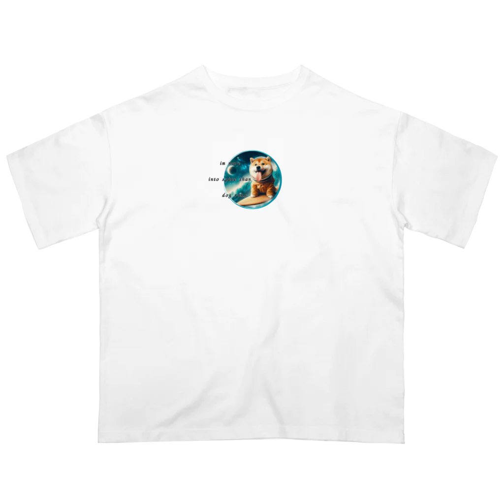 商店harrarの宇宙犬（犬海君） Oversized T-Shirt