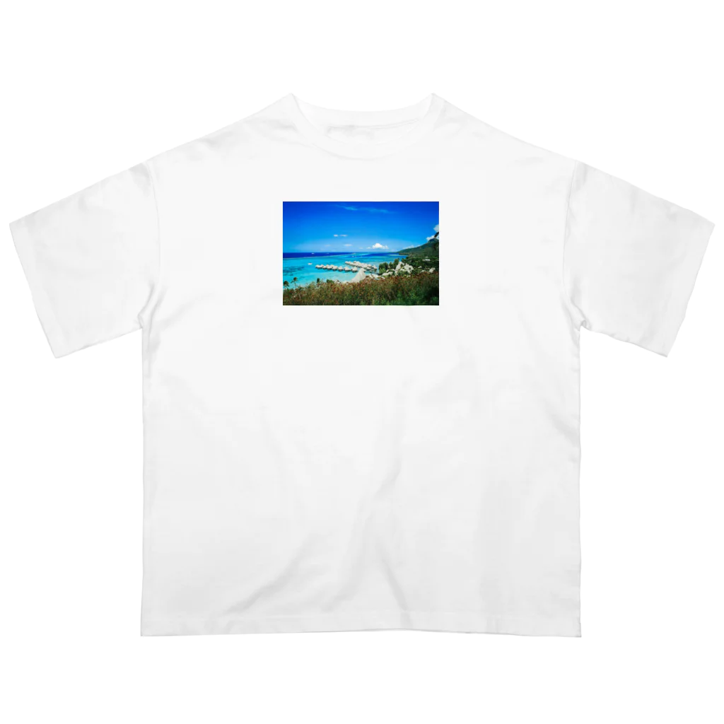 まほろばのハワイの風景 オーバーサイズTシャツ