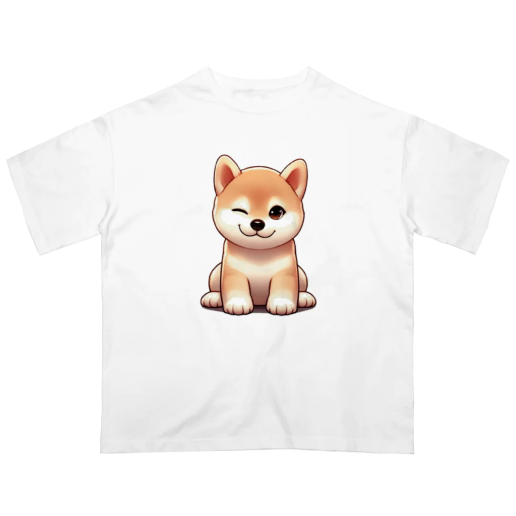 noririnoのウィンク柴 オーバーサイズTシャツ