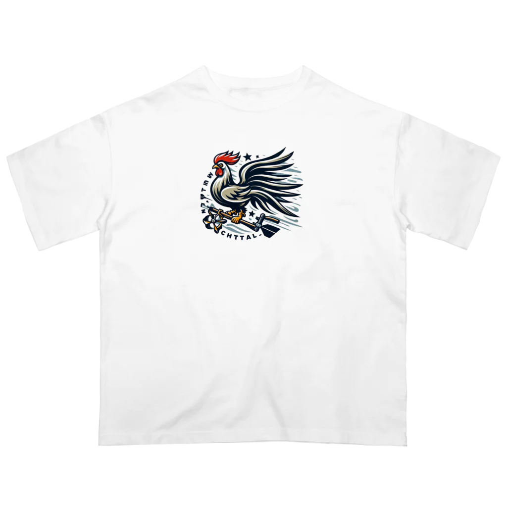 Sergeant-CluckのFirst Airborne Corps：第一空挺部隊 Oversized T-Shirt