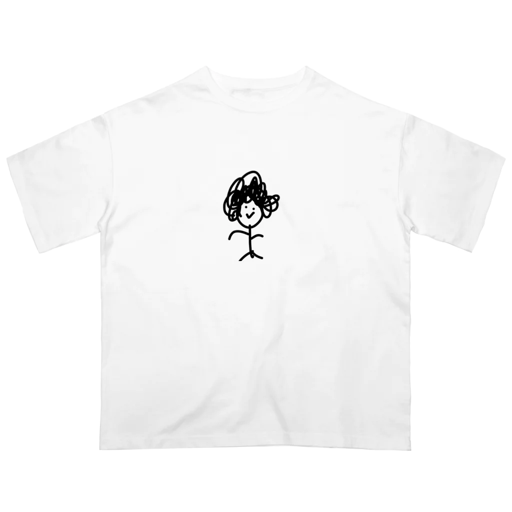 かいちゃんの天パくん Oversized T-Shirt