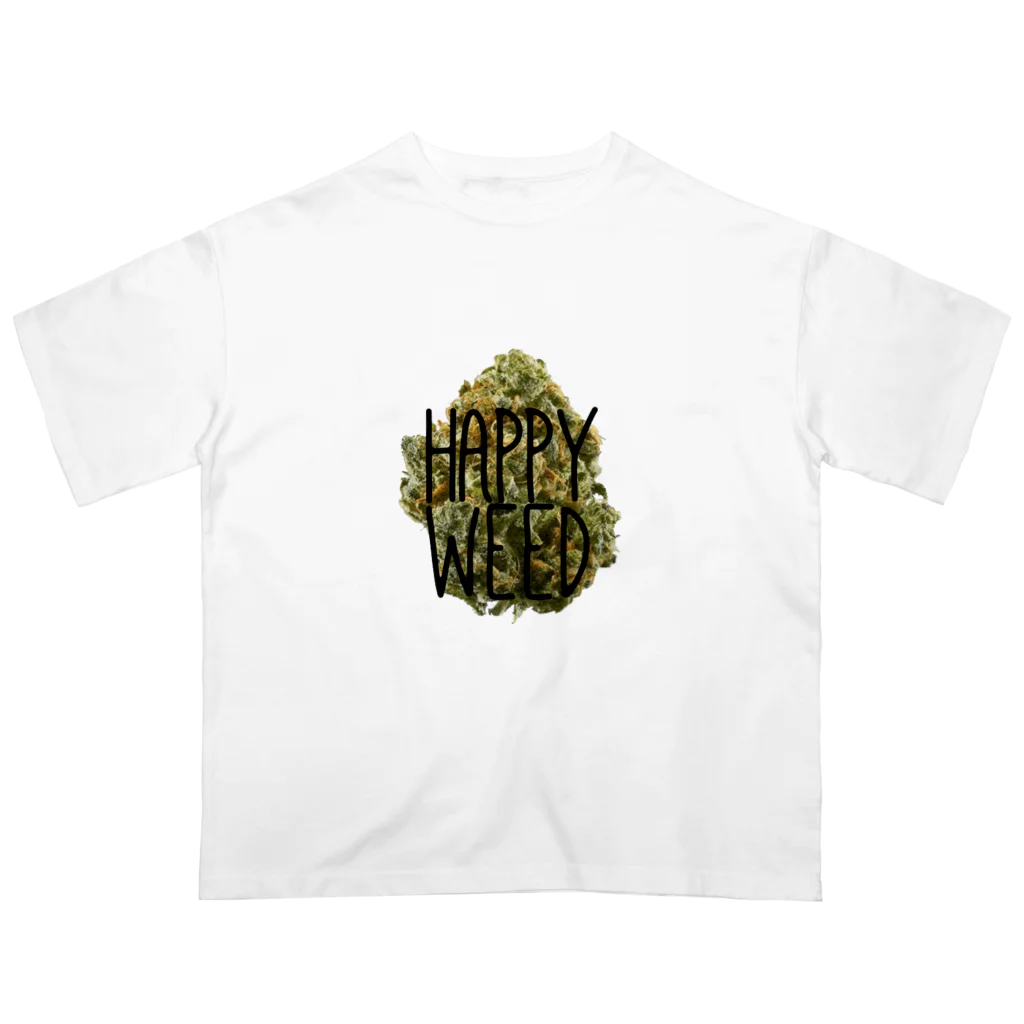 High!?のHAPPY WEED オーバーサイズTシャツ