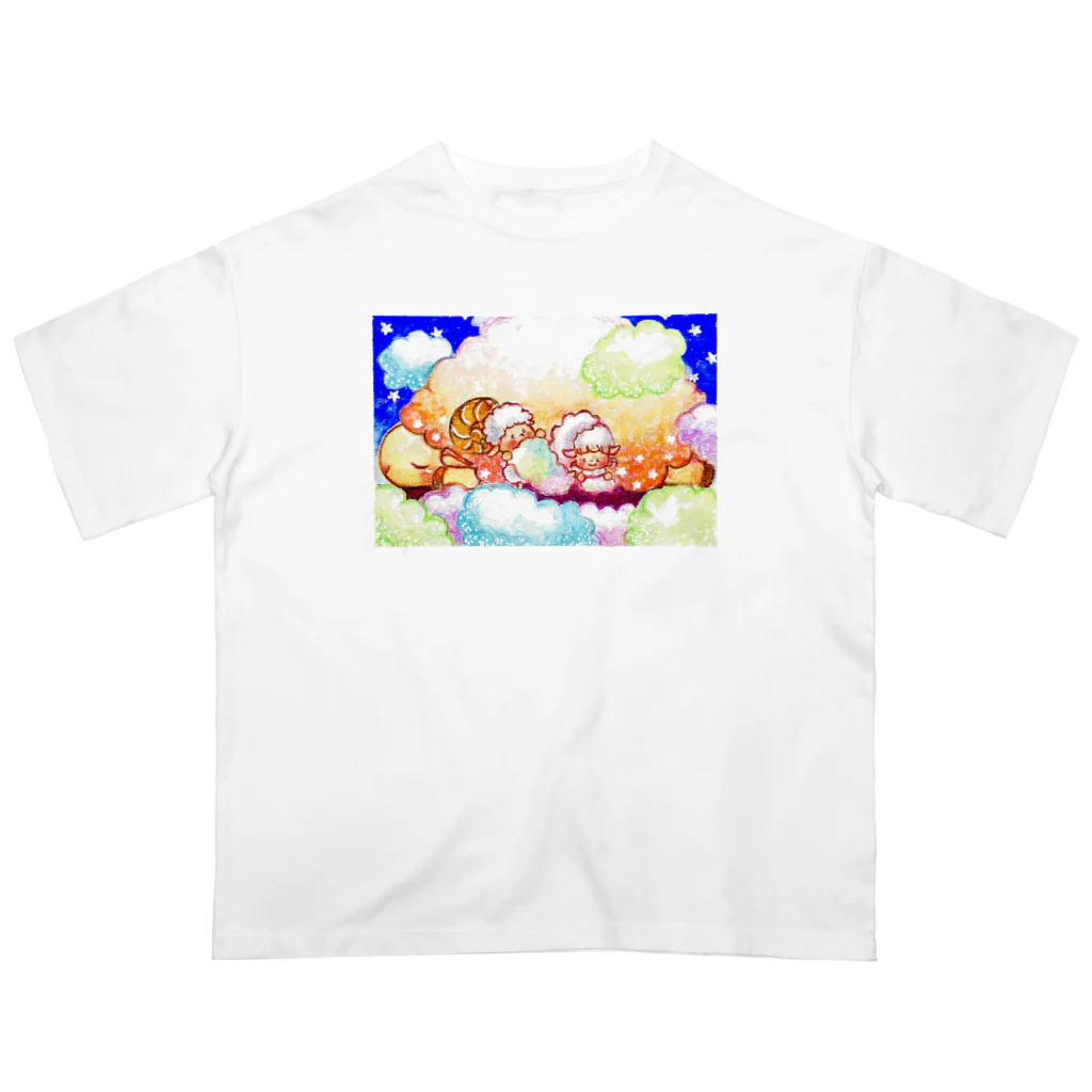 Muuの部屋の子羊の夢 オーバーサイズTシャツ