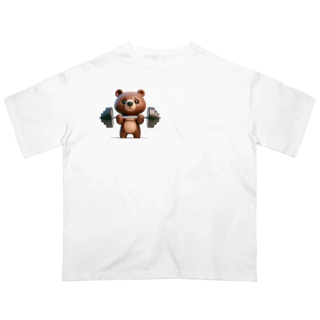 AKIRAの筋トレくまちゃん Oversized T-Shirt
