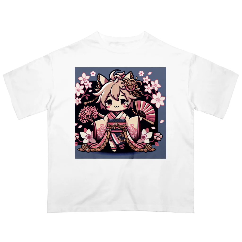 Angelheart-303の桜舞う オーバーサイズTシャツ