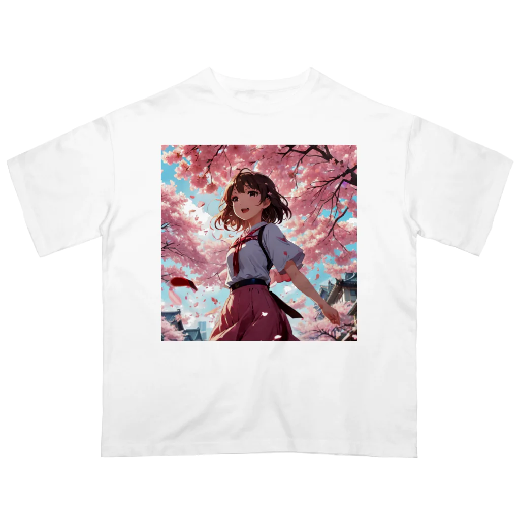 ここのよていの桜の季節 オーバーサイズTシャツ
