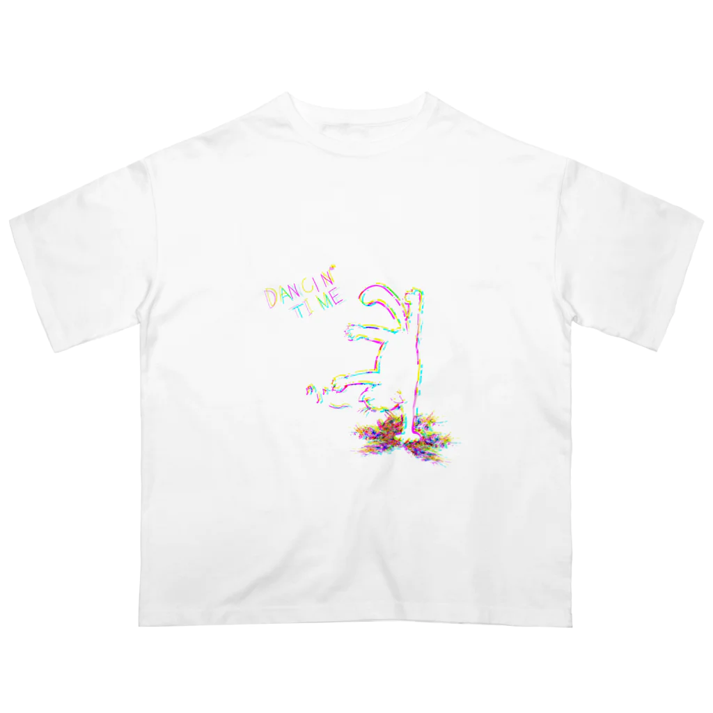 SuperDanceCatのDANCIN' TIME オーバーサイズTシャツ