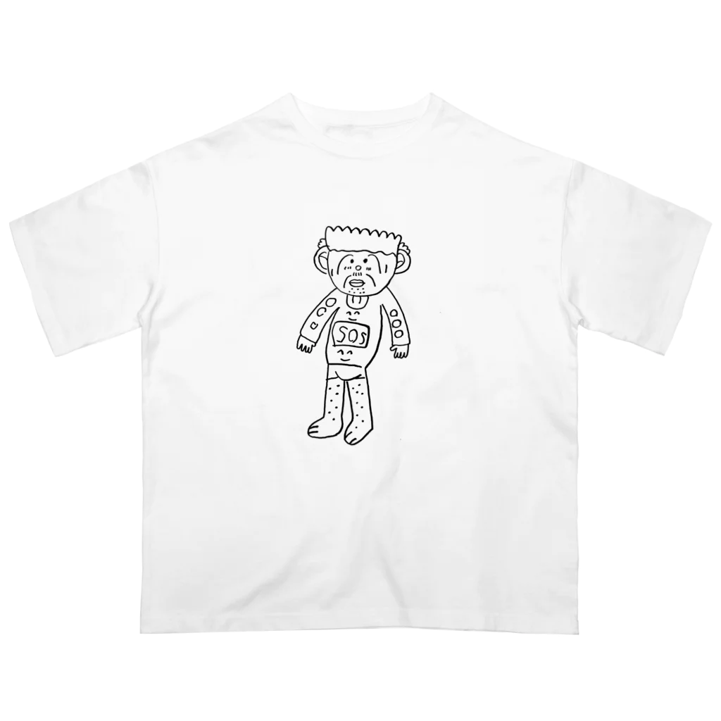 エンペラーのこどもとじゅんばんにかいた絵 オーバーサイズTシャツ