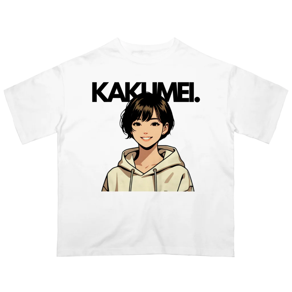 KAKUMEI.のKAKUMEIちゃん2 オーバーサイズTシャツ