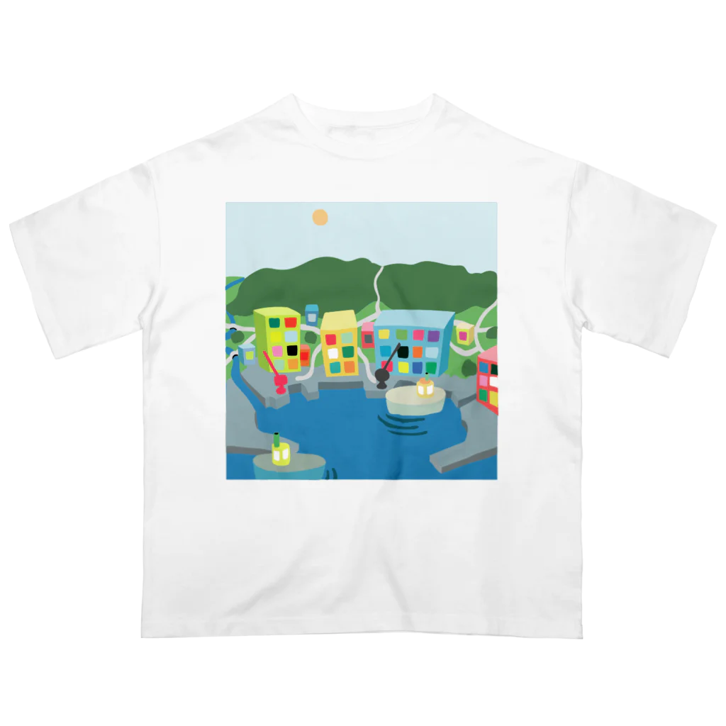 eugorameniwaの港 オーバーサイズTシャツ