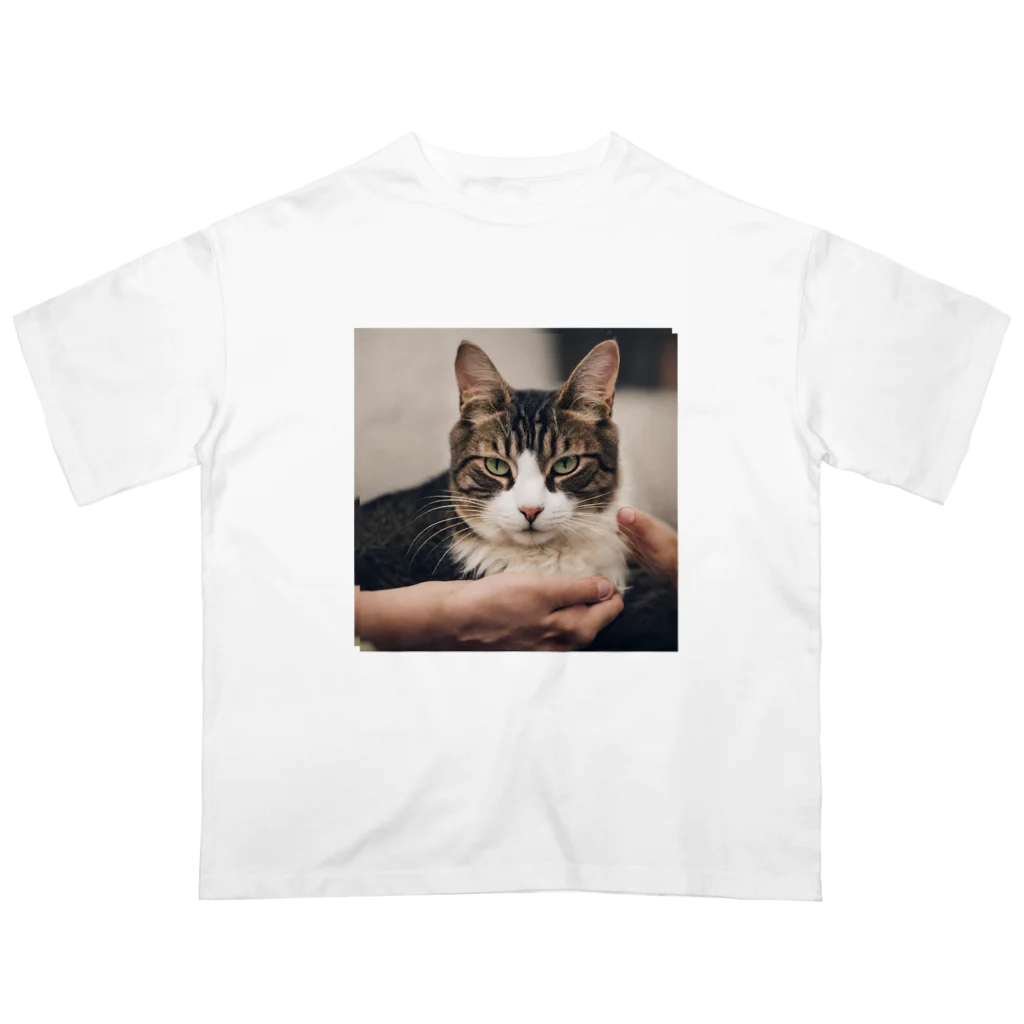 猫ちゃんとベタちゃん♪の癒しの猫グッズ♪ オーバーサイズTシャツ