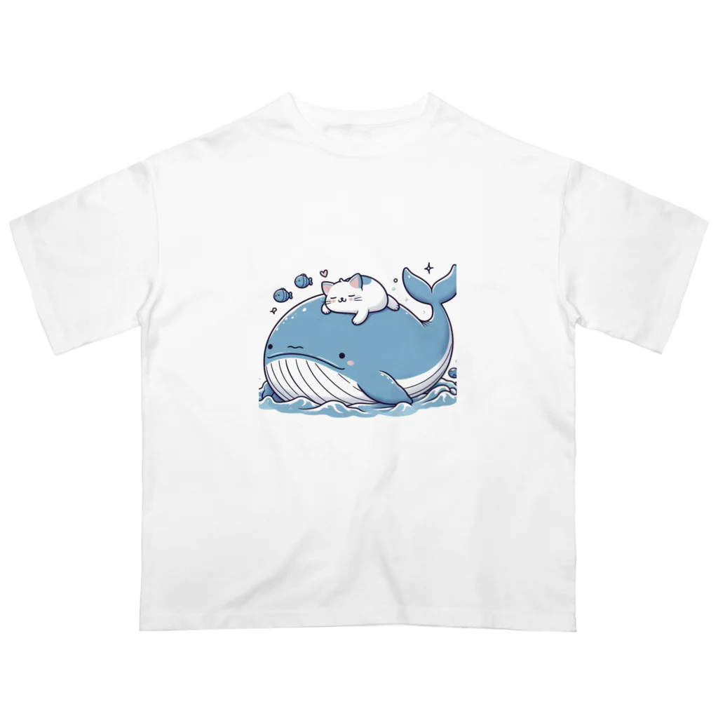 ニャーちゃんショップの眠りネコ Oversized T-Shirt