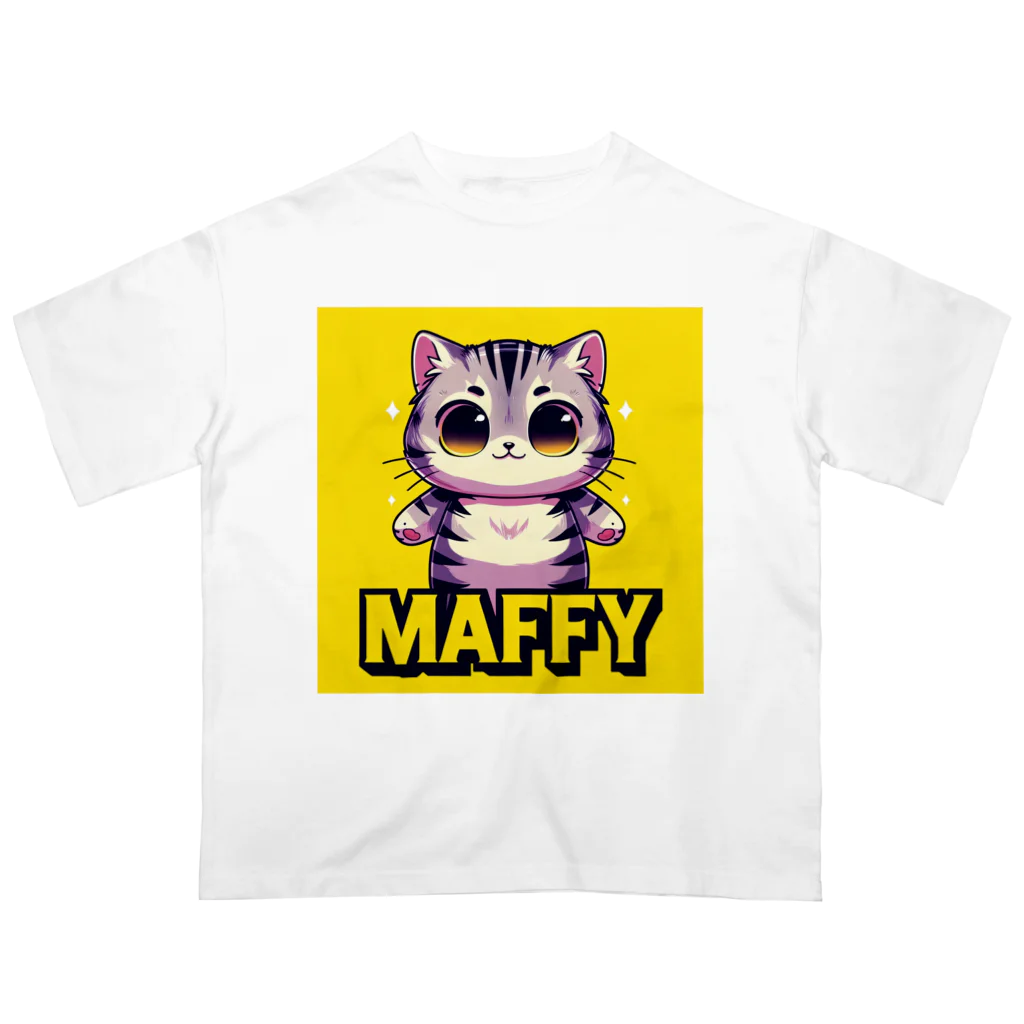 Maffy’s-shopのアメショのまふぃーくん Oversized T-Shirt