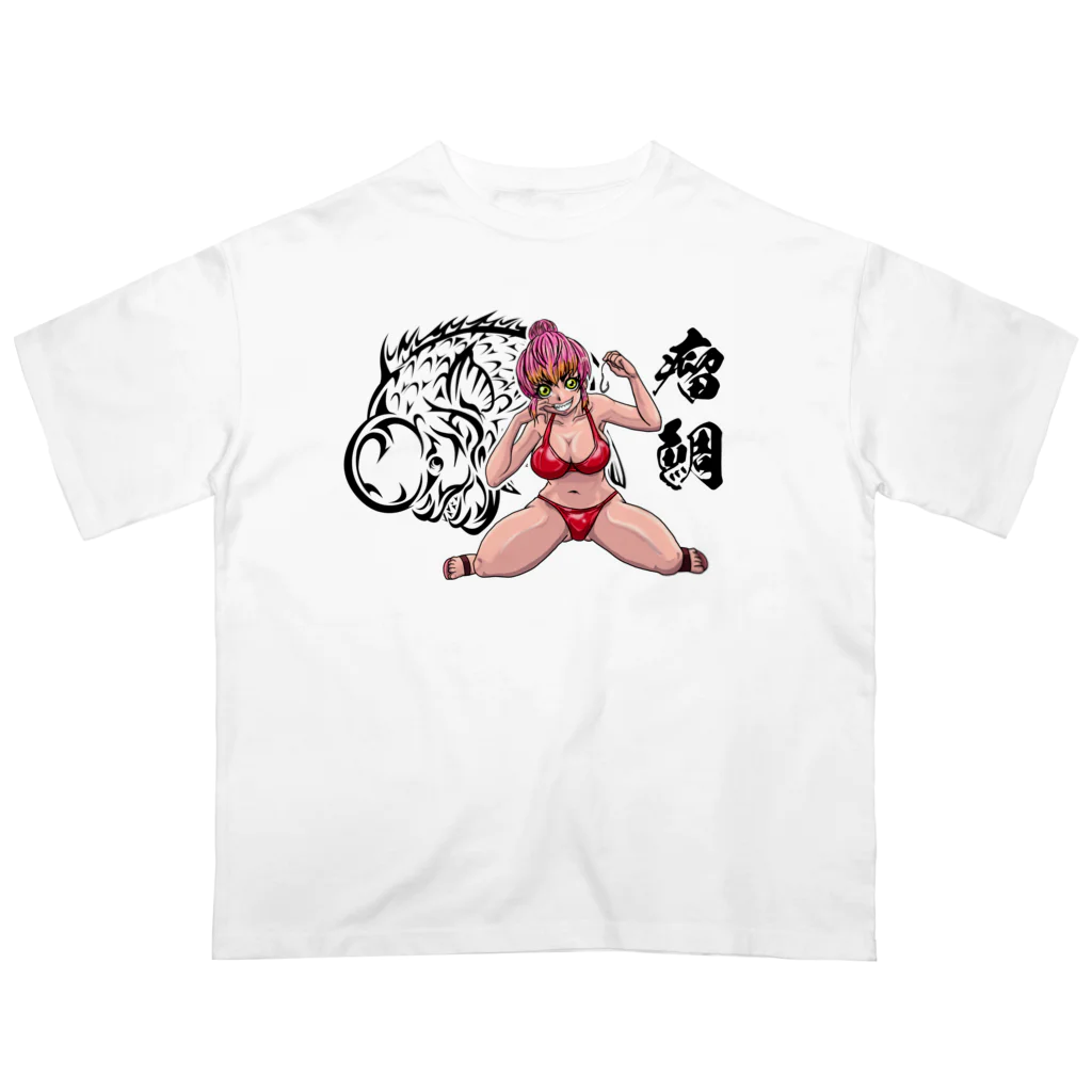 Carnelのコブダイ娘 オーバーサイズTシャツ