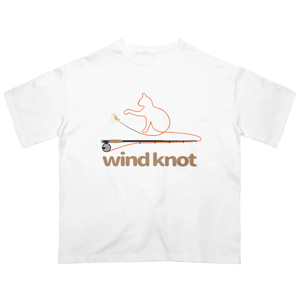 cahillのwind knot オーバーサイズTシャツ