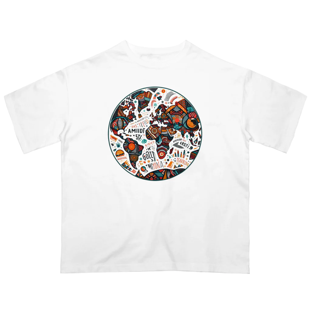 オムラーのハッピーな地球 Oversized T-Shirt
