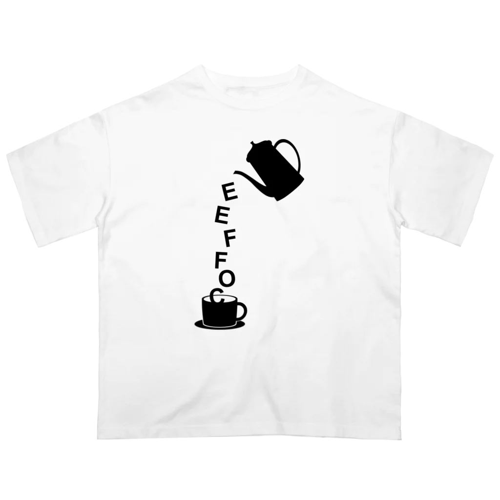 WAKAWAのcoffee words  Oversized T-Shirt