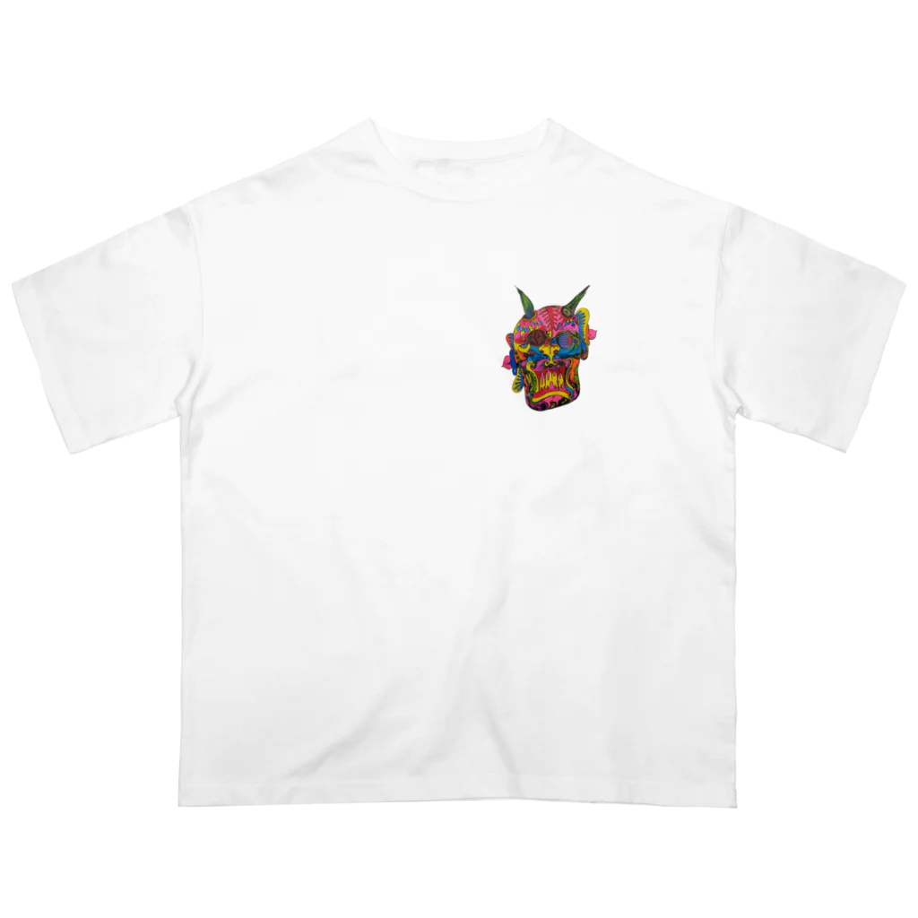 kero-spider　のＯｎｉ オーバーサイズTシャツ