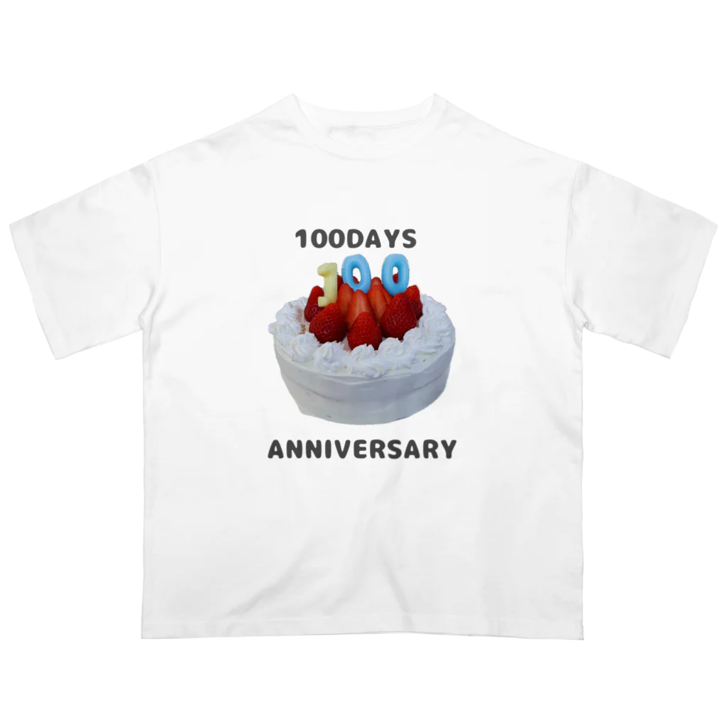 zo_shanの100日祝い オーバーサイズTシャツ