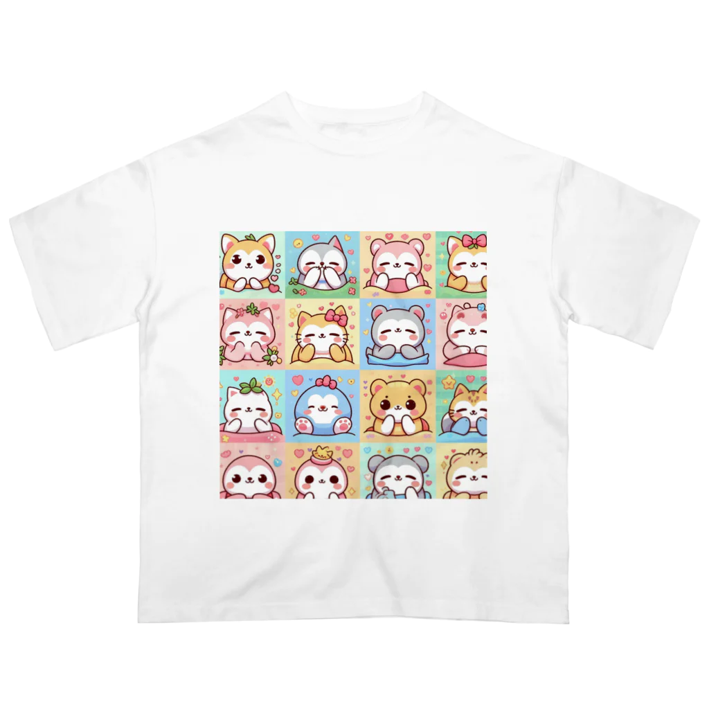 mjvipのカワイイ動物 オーバーサイズTシャツ