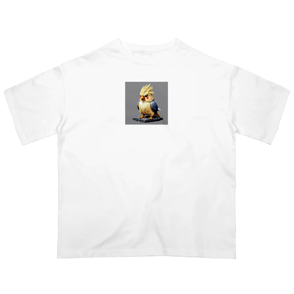 インコグッズの怒ったオカメインコ Oversized T-Shirt