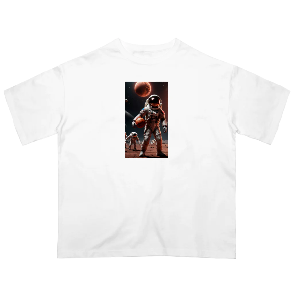SwishStyle のバスケ宇宙時代 オーバーサイズTシャツ