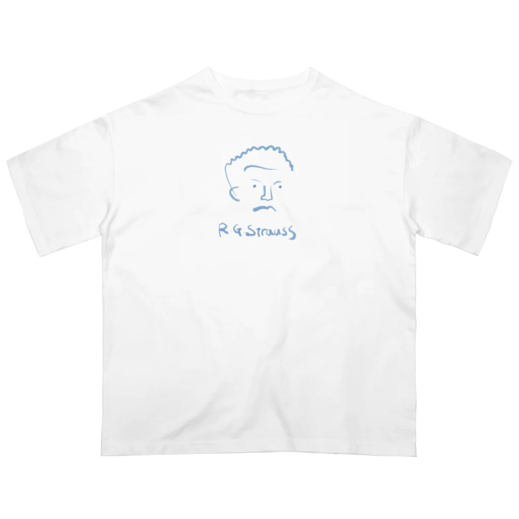 OSHIYOMANのリヒャルト・シュトラウス　R.Strauss /  R.G.Strauß  オーバーサイズTシャツ