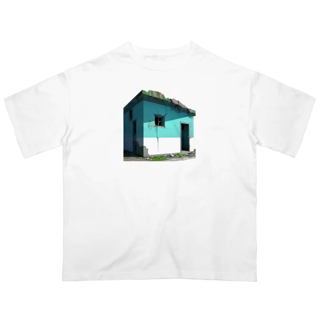 Buildingsの廃墟 12 Oversized T-Shirt