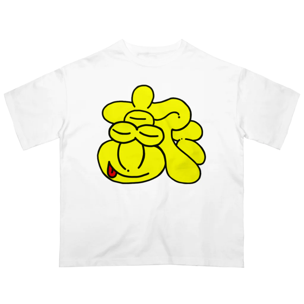 るぅちゃん　a.k.a 肺がん闘病者のがんくん オーバーサイズTシャツ