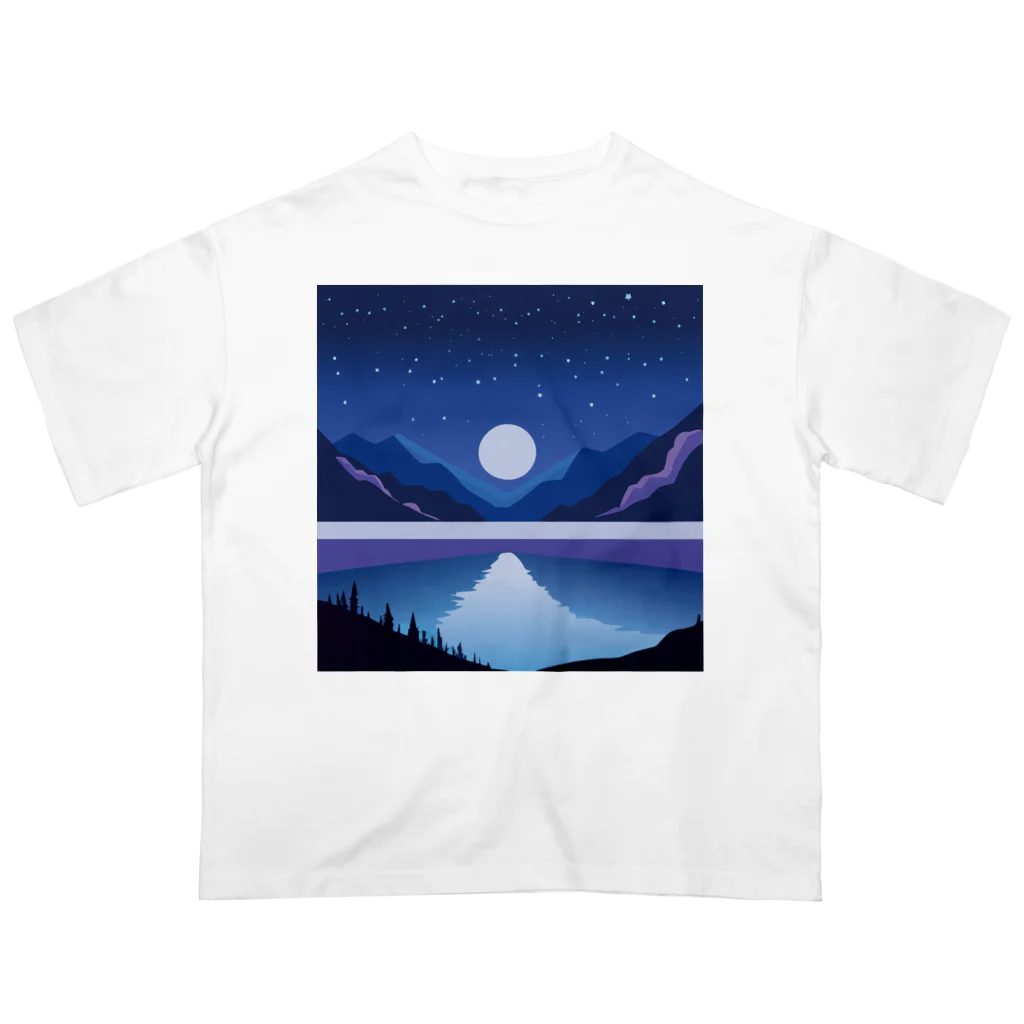 Ske’s gallery for youのMidnight Lake Oversized T-Shirt